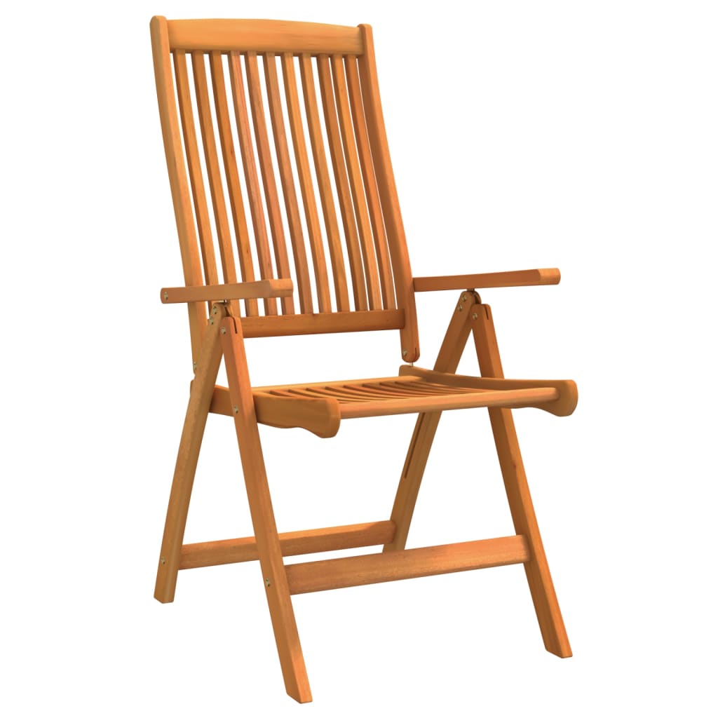 vidaXL Patio Folding Chairs Camping Garden Lawn Chair Solid Wood Eucalyptus-15