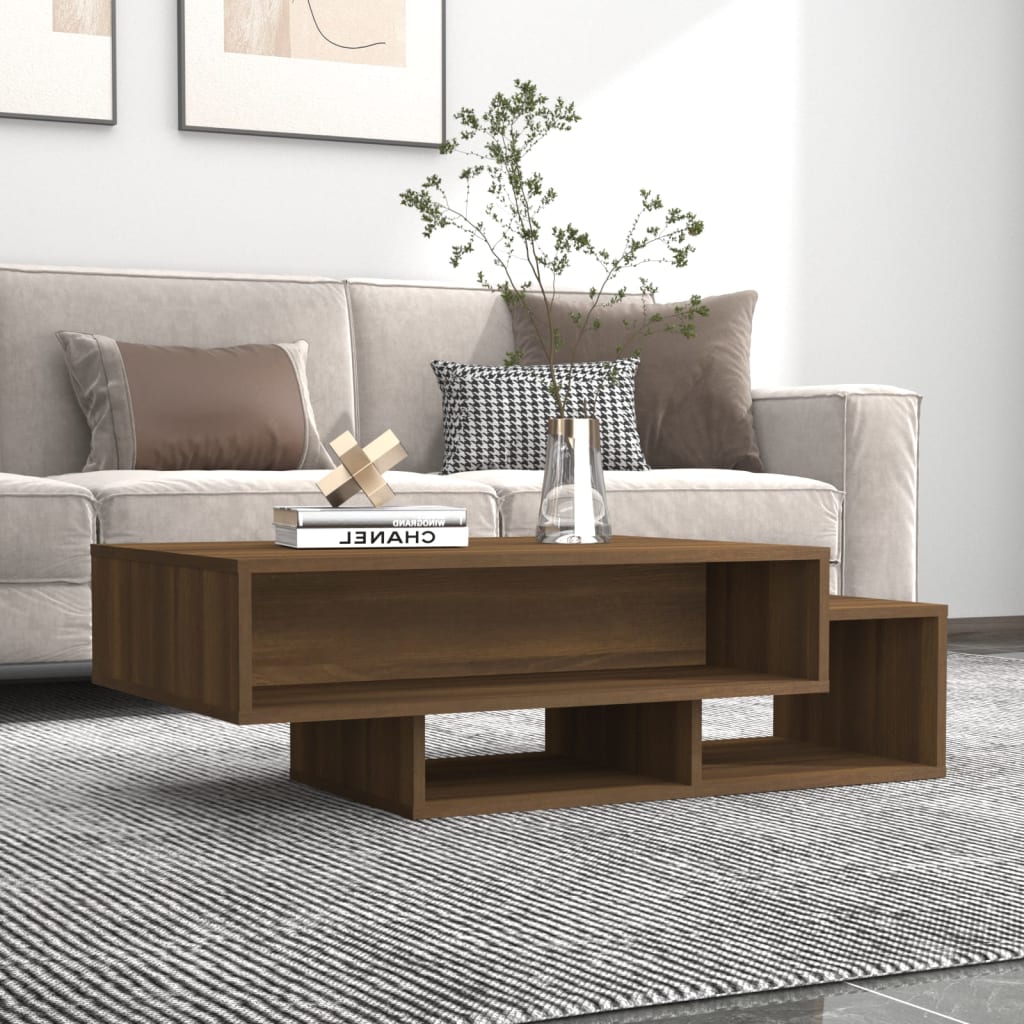 vidaXL Coffee Table Accent Couch Side Table for Living Room Engineered Wood-2