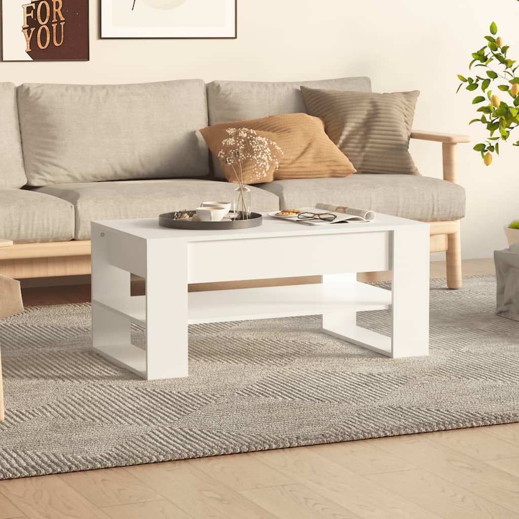 vidaXL Coffee Table Accent Table for Home Living Room Hallway Engineered Wood-15