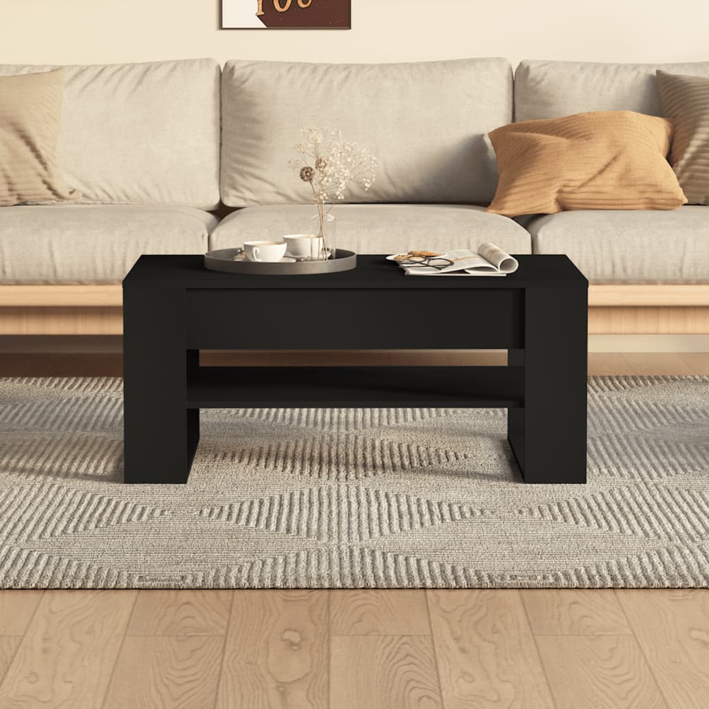vidaXL Coffee Table Accent Table for Home Living Room Hallway Engineered Wood-16