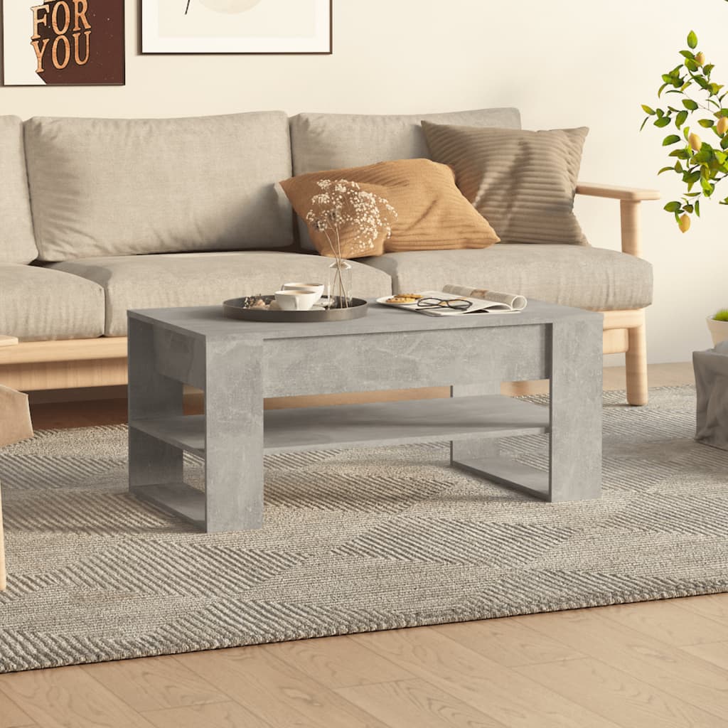 vidaXL Coffee Table Accent Table for Home Living Room Hallway Engineered Wood-44