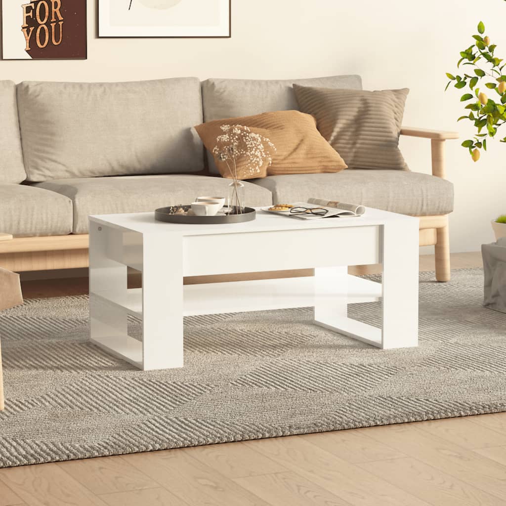 vidaXL Coffee Table Accent Table for Home Living Room Hallway Engineered Wood-18