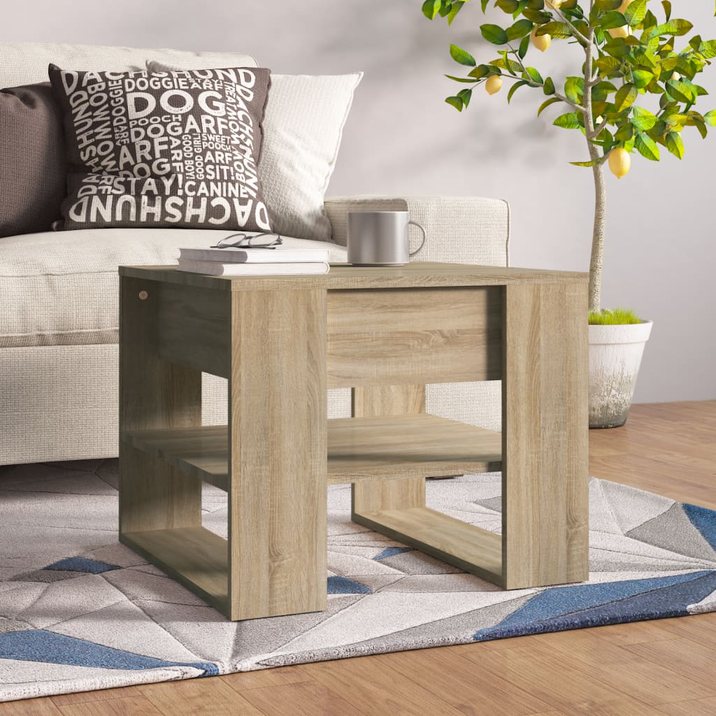 vidaXL Coffee Table Accent End Side Sofa Table for Living Room Engineered Wood-0