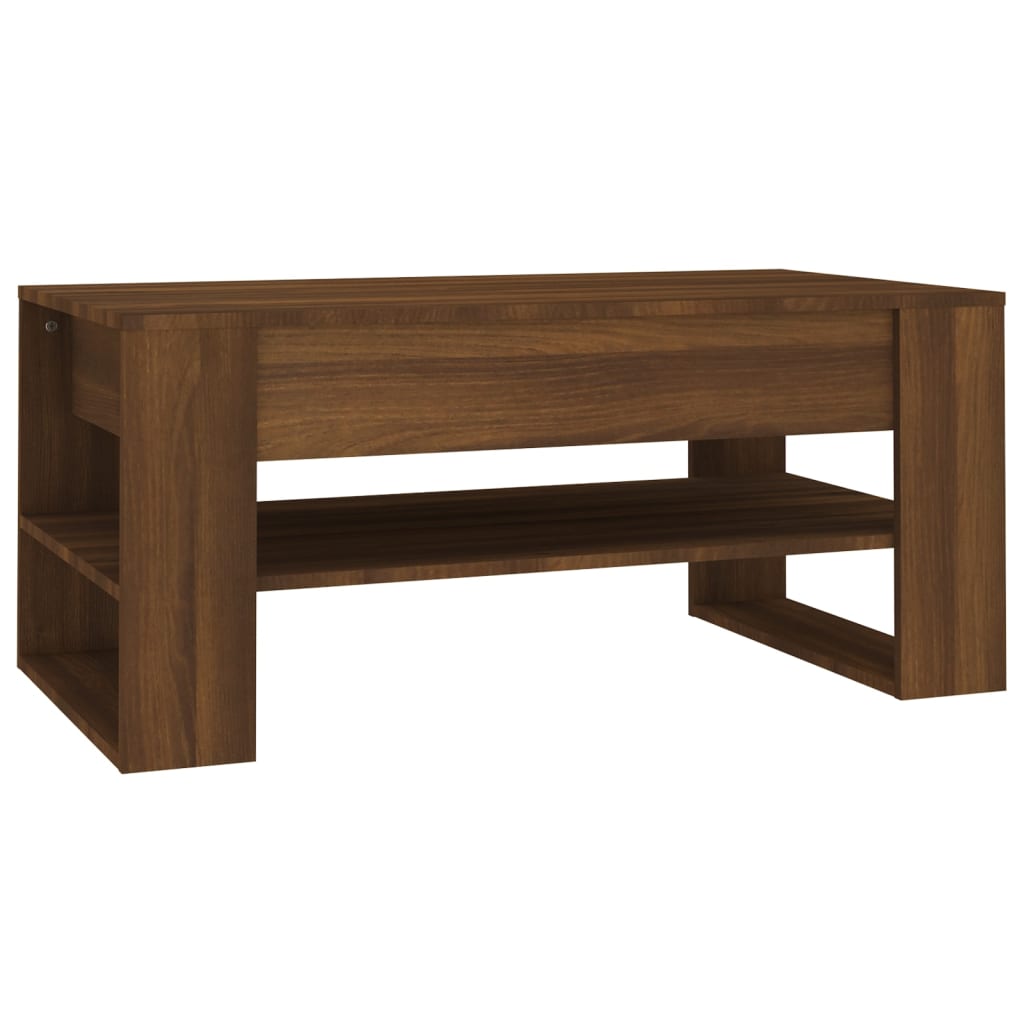 vidaXL Coffee Table Accent Table for Home Living Room Hallway Engineered Wood-22