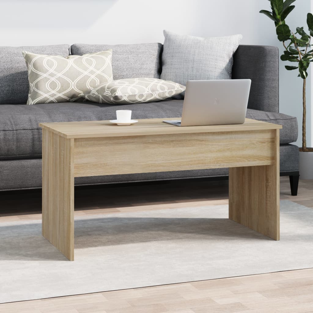 vidaXL Coffee Table Lift Top End Table Accent Side Sofa Table Engineered Wood-50