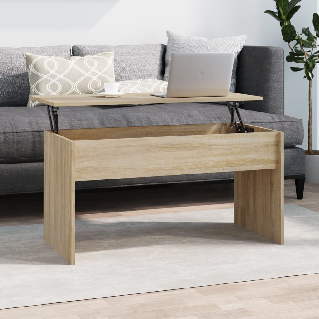 vidaXL Coffee Table Lift Top End Table Accent Side Sofa Table Engineered Wood-44