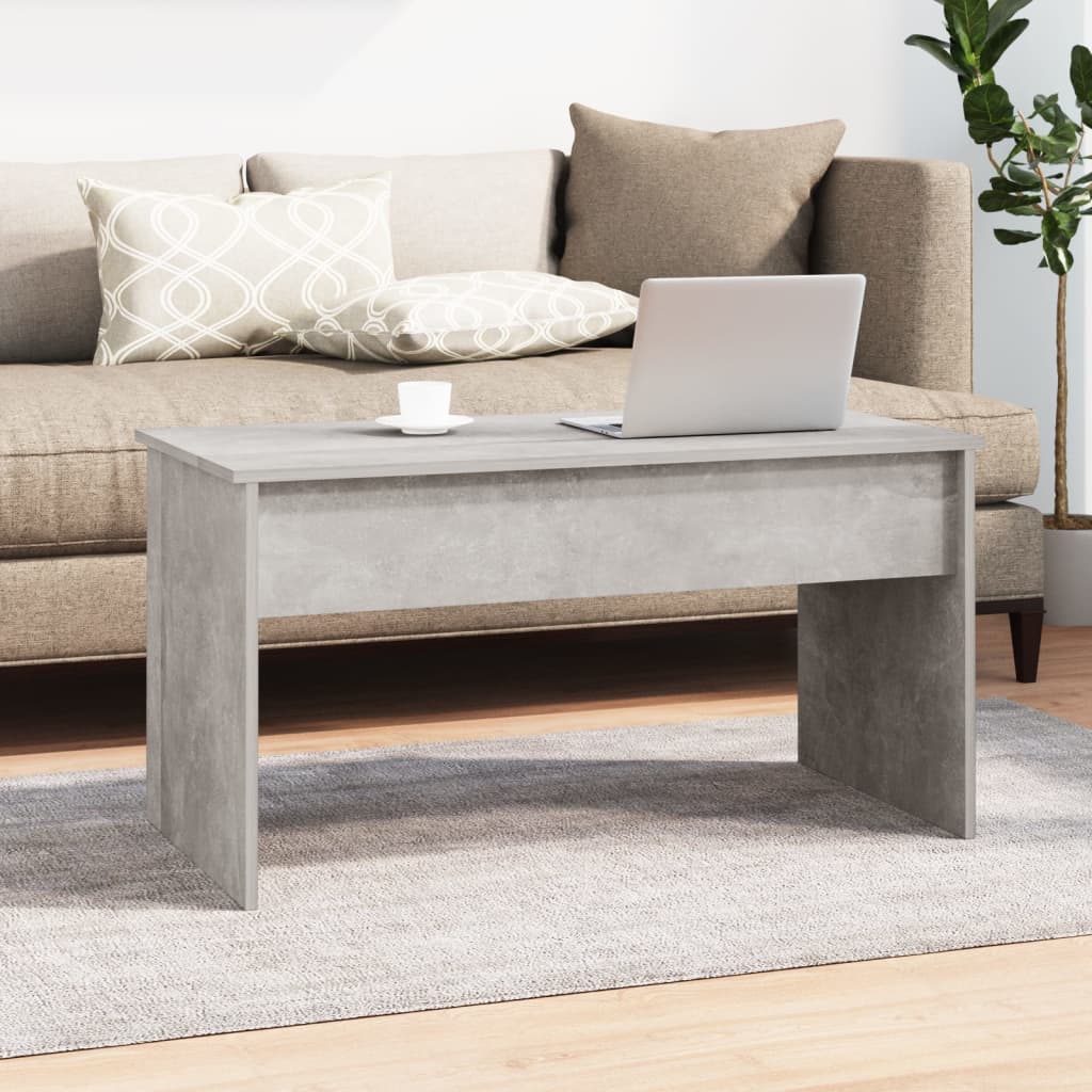 vidaXL Coffee Table Lift Top End Table Accent Side Sofa Table Engineered Wood-12