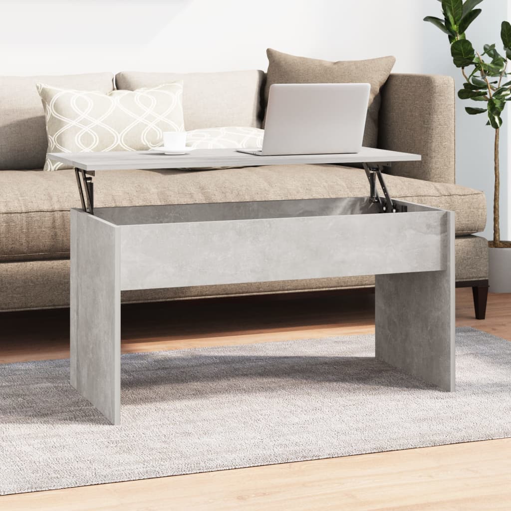 vidaXL Coffee Table Lift Top End Table Accent Side Sofa Table Engineered Wood-5