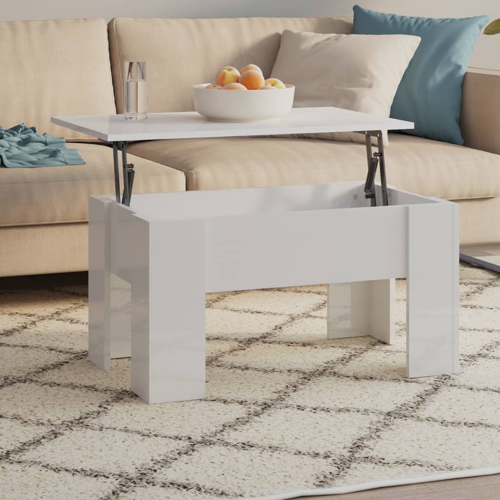 vidaXL Coffee Table Lift Top End Table Accent Side Sofa Table Engineered Wood-11