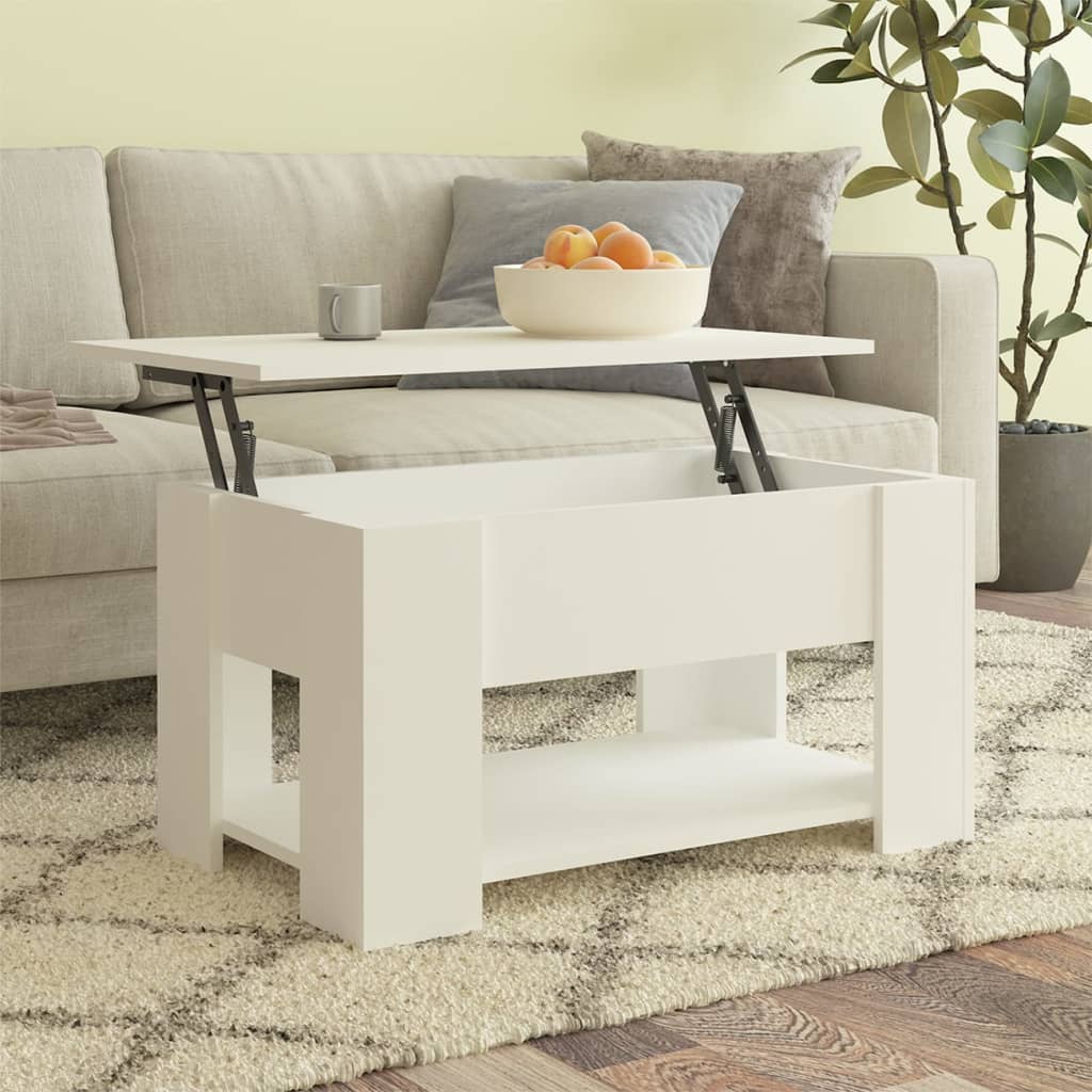 vidaXL Coffee Table Lift Top End Table Accent Side Sofa Table Engineered Wood-11