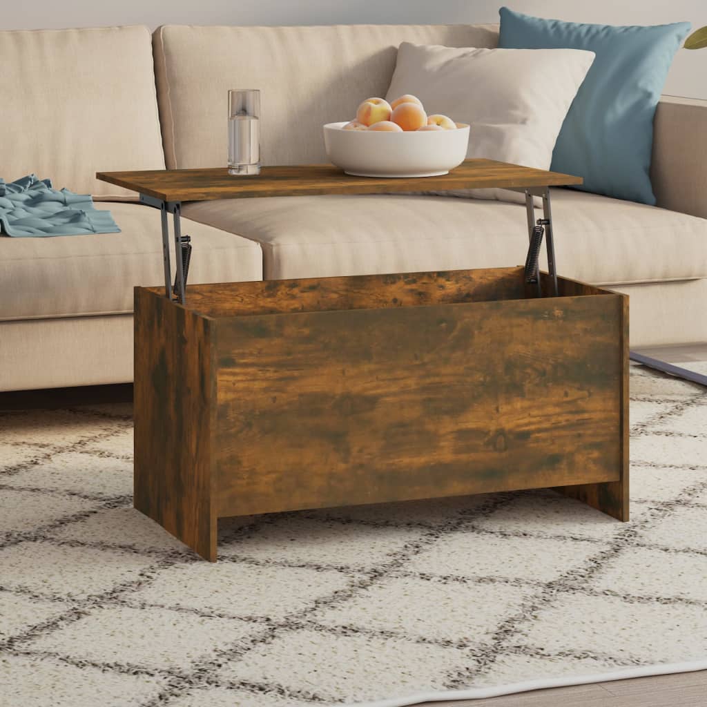 vidaXL Coffee Table Lift Top End Table Accent Side Sofa Table Engineered Wood-6