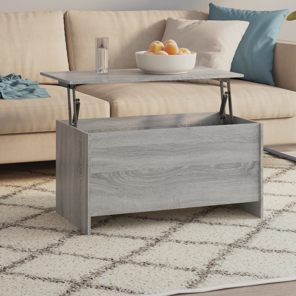 vidaXL Coffee Table Lift Top End Table Accent Side Sofa Table Engineered Wood-41