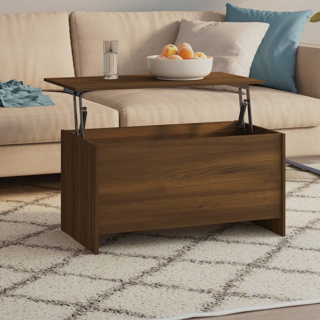 vidaXL Coffee Table Lift Top End Table Accent Side Sofa Table Engineered Wood-20