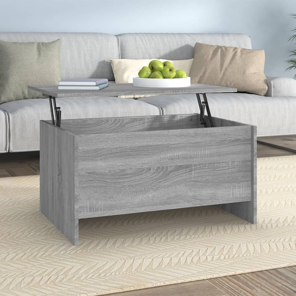 vidaXL Coffee Table Lift Top End Table Accent Side Sofa Table Engineered Wood-15