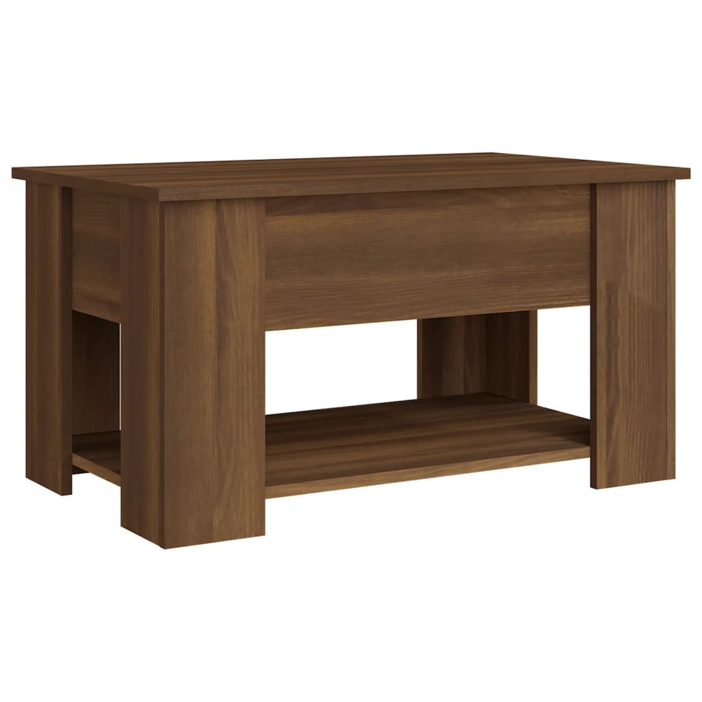 vidaXL Coffee Table Lift Top End Table Accent Side Sofa Table Engineered Wood-9