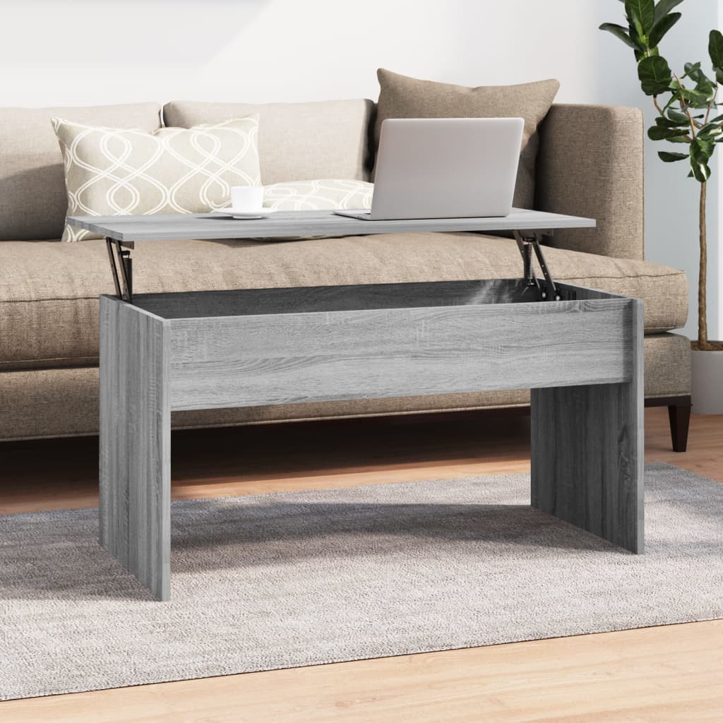 vidaXL Coffee Table Lift Top End Table Accent Side Sofa Table Engineered Wood-20