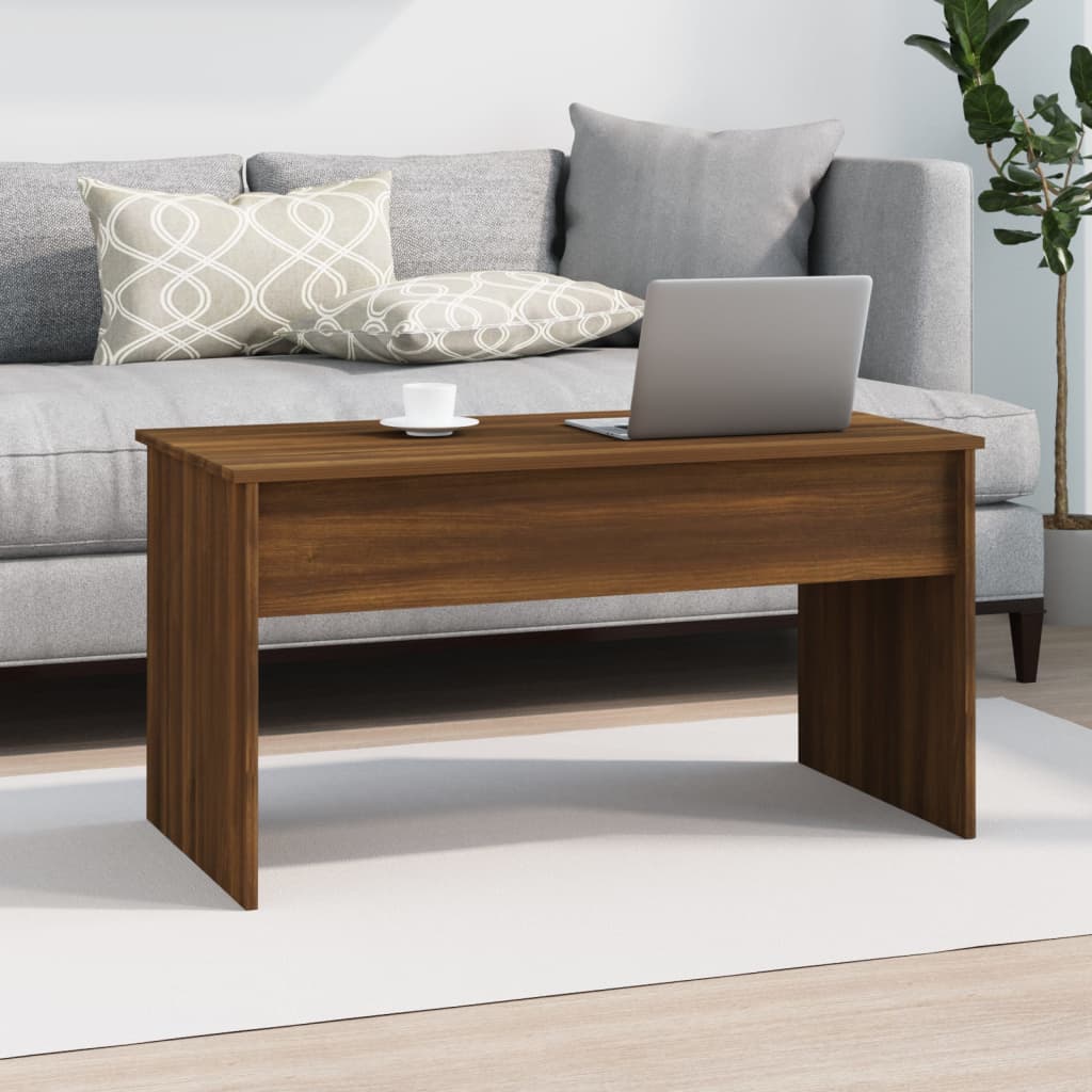 vidaXL Coffee Table Lift Top End Table Accent Side Sofa Table Engineered Wood-6