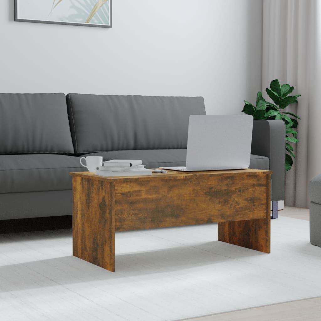 vidaXL Coffee Table Lift Top End Table Accent Side Sofa Table Engineered Wood-35