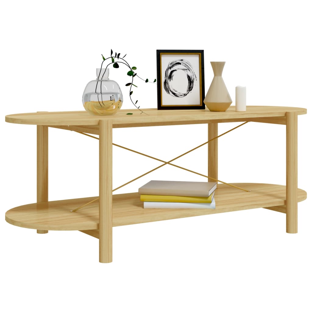 vidaXL Coffee Table Living Room End Table Accent Sofa Table Engineered Wood-10