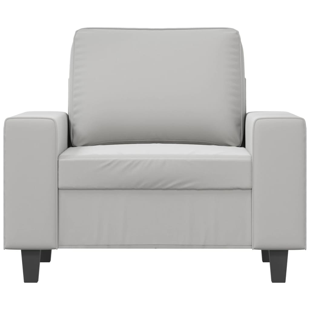 vidaXL Sofa Chair Accent Upholstered Chair for Living Room Microfiber Fabric-53