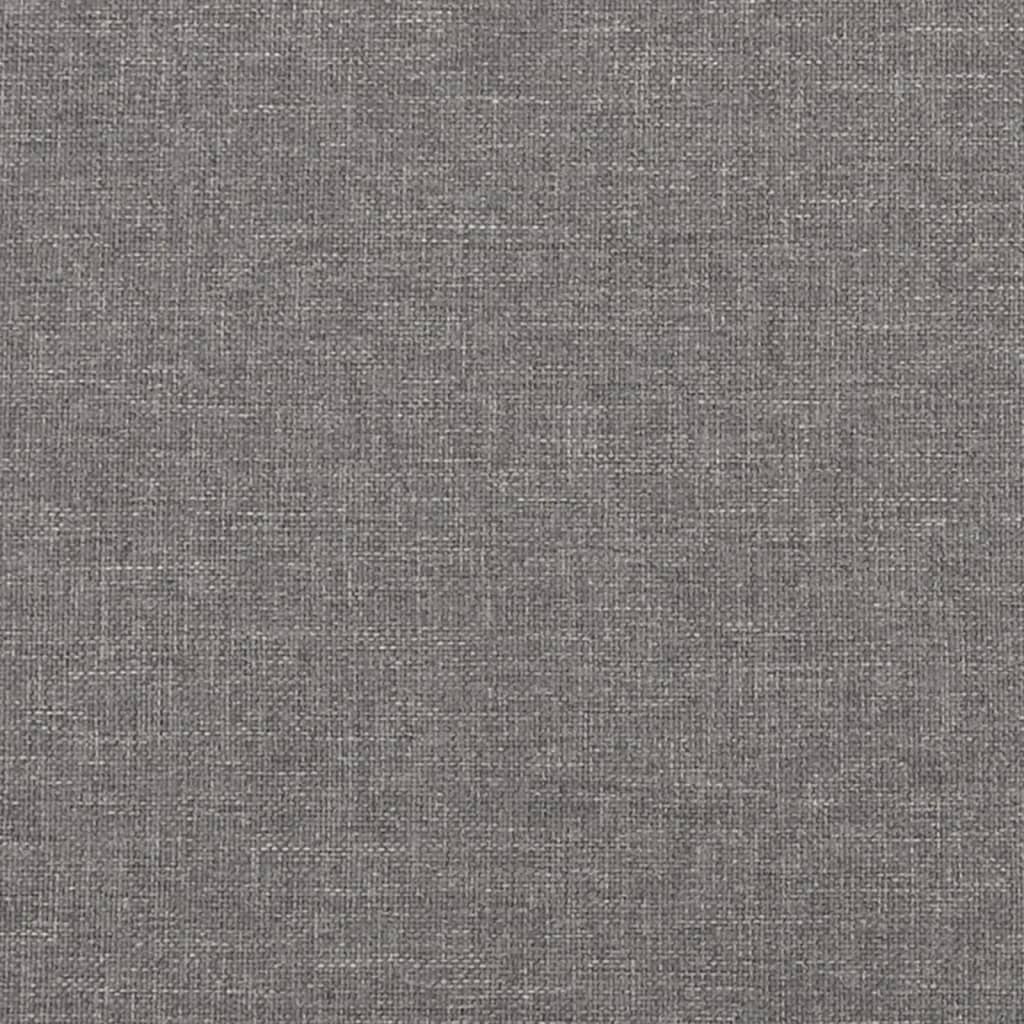vidaXL 2-Seater Sofa with Pillows&Cushions Dark Gray 55.1" Fabric-45
