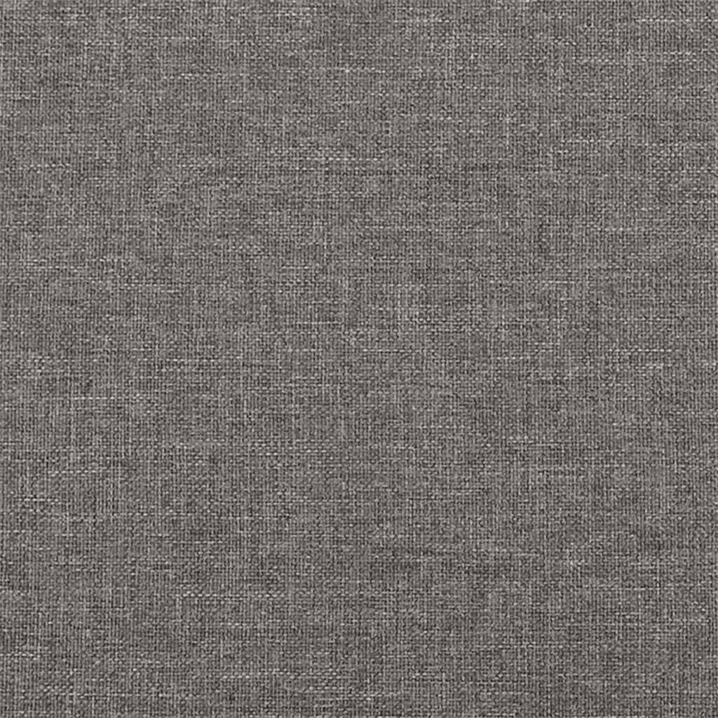 vidaXL 2-Seater Sofa with Pillows&Cushions Dark Gray 55.1" Fabric-17