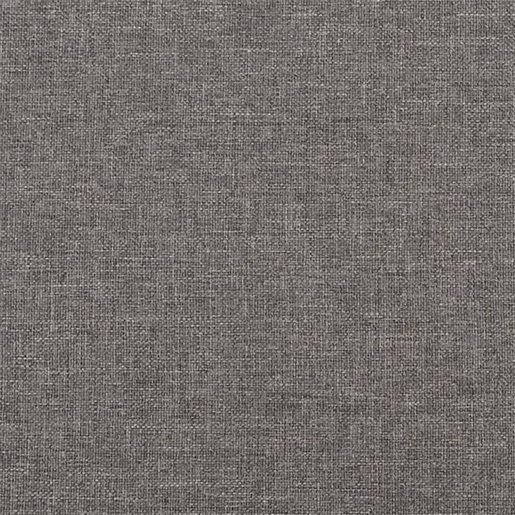 vidaXL 2-Seater Sofa with Pillows&Cushions Dark Gray 55.1" Fabric-4