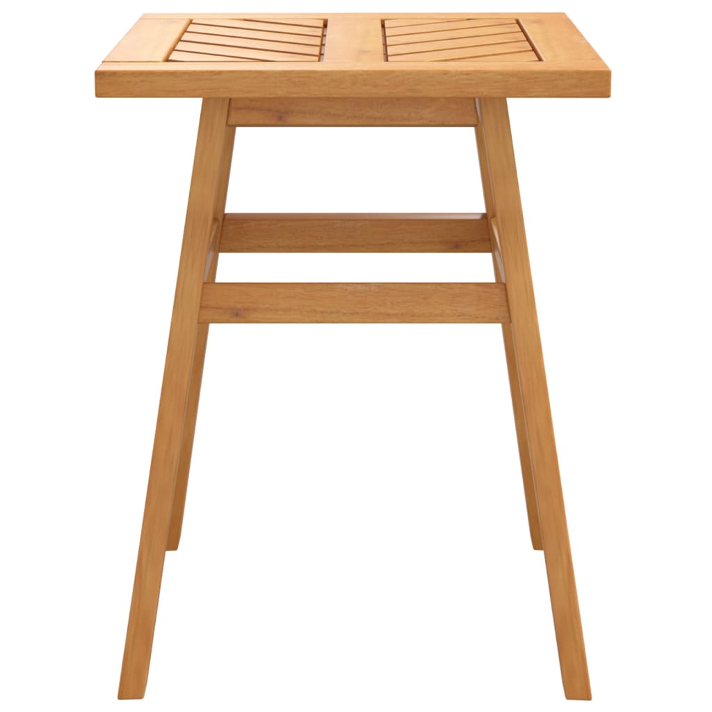 vidaXL Side Table 17.7"x17.7"x23.6" Solid Wood Acacia-1