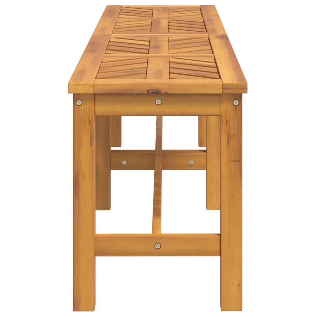 vidaXL Outdoor Bench Patio Furniture Dining Bench for Garden Solid Wood Acacia-30