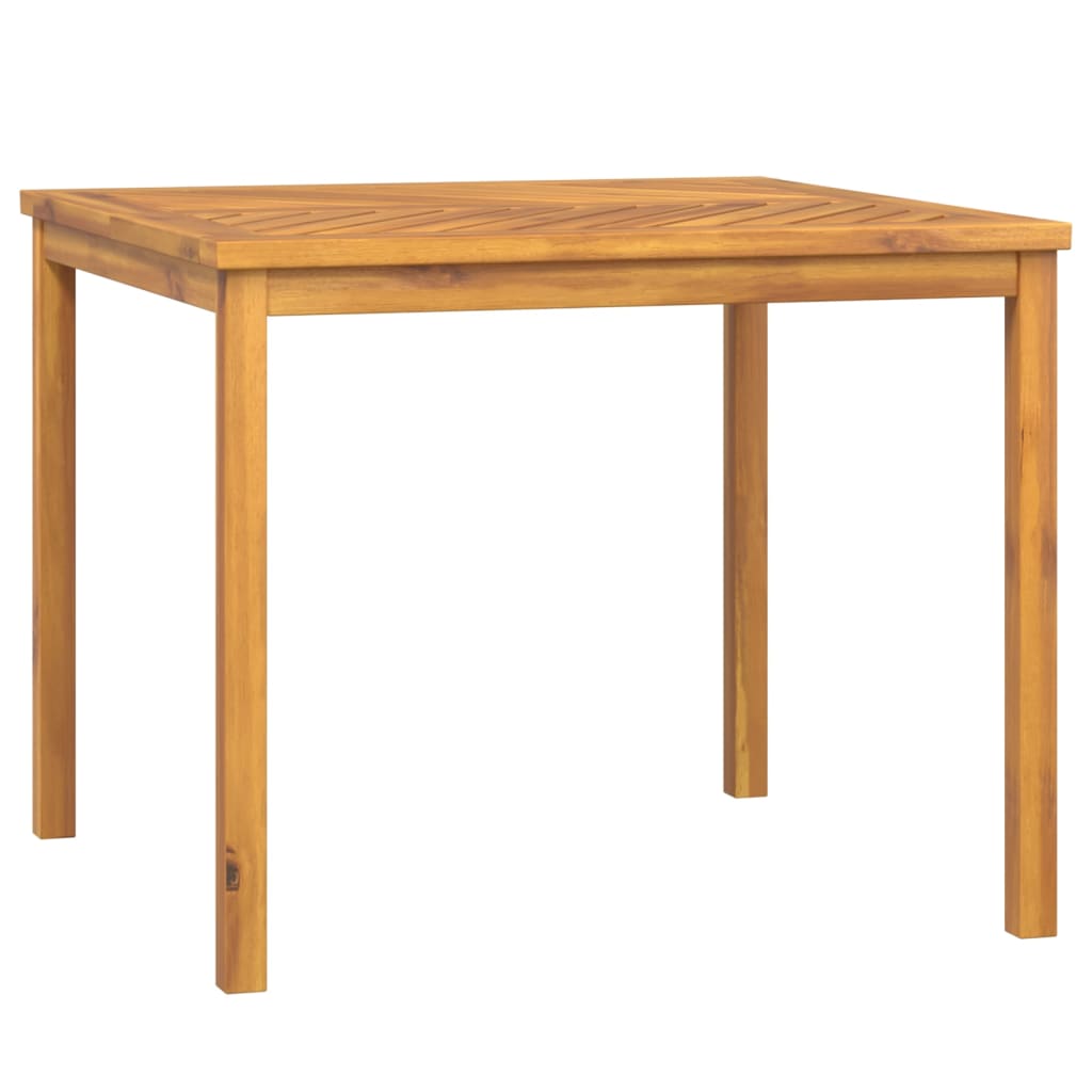 vidaXL Patio Table Outdoor Patio Furniture Dining Table Solid Wood Acacia-0