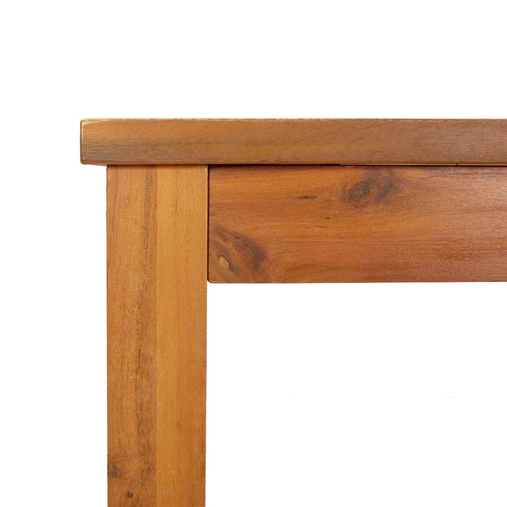 vidaXL Patio Table Outdoor Patio Furniture Dining Table Solid Wood Acacia-23