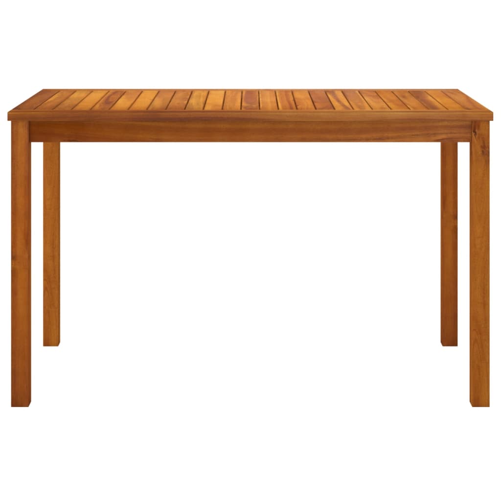 vidaXL Patio Table 43.3"x21.7"x26.4" Solid Wood Acacia-1