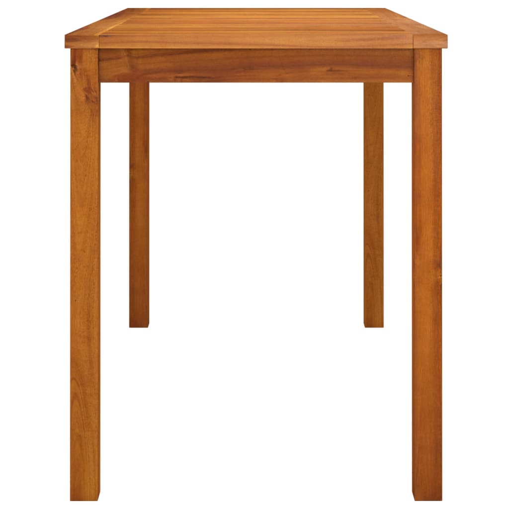 vidaXL Patio Table 43.3"x21.7"x26.4" Solid Wood Acacia-2