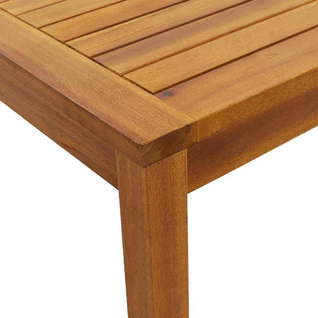 vidaXL Patio Table 43.3"x21.7"x26.4" Solid Wood Acacia-4