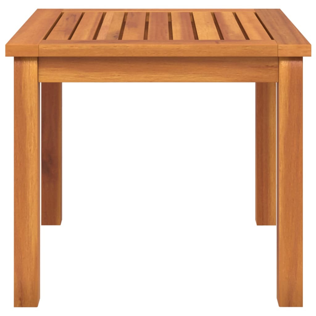 vidaXL Coffee Table 15.7"x15.7"x14.2" Solid Wood Acacia-1