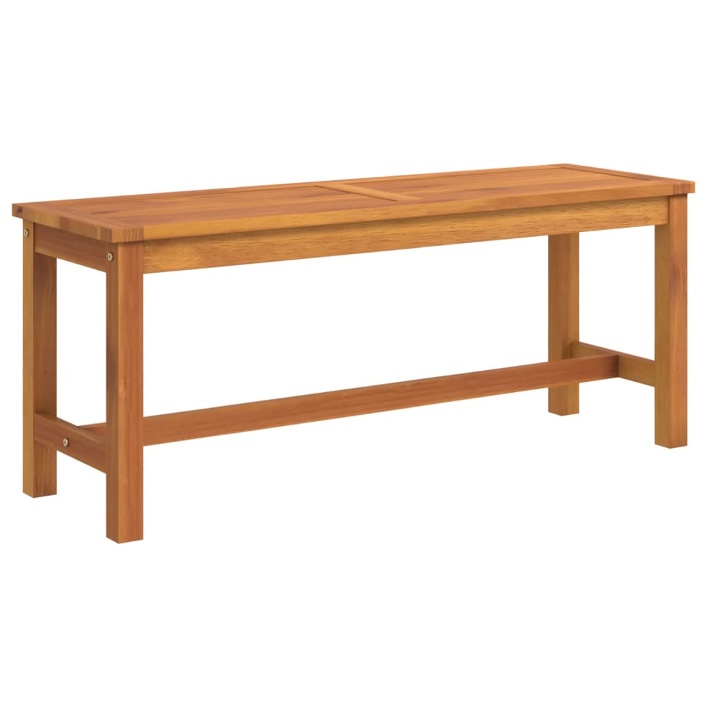 vidaXL Garden Bench Wooden Patio Park Bench Outdoor Seating Solid Wood Acacia-20