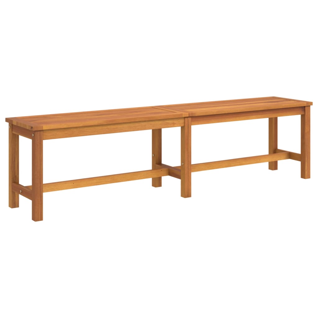 vidaXL Garden Bench Wooden Patio Park Bench Outdoor Seating Solid Wood Acacia-1