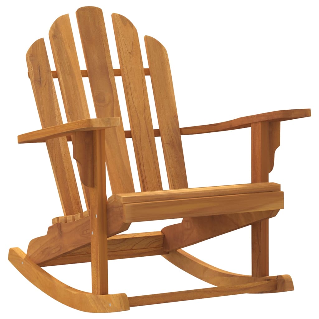 vidaXL Adirondack Chair Patio Lawn Chair Weather Resistant Solid Wood Teak-3