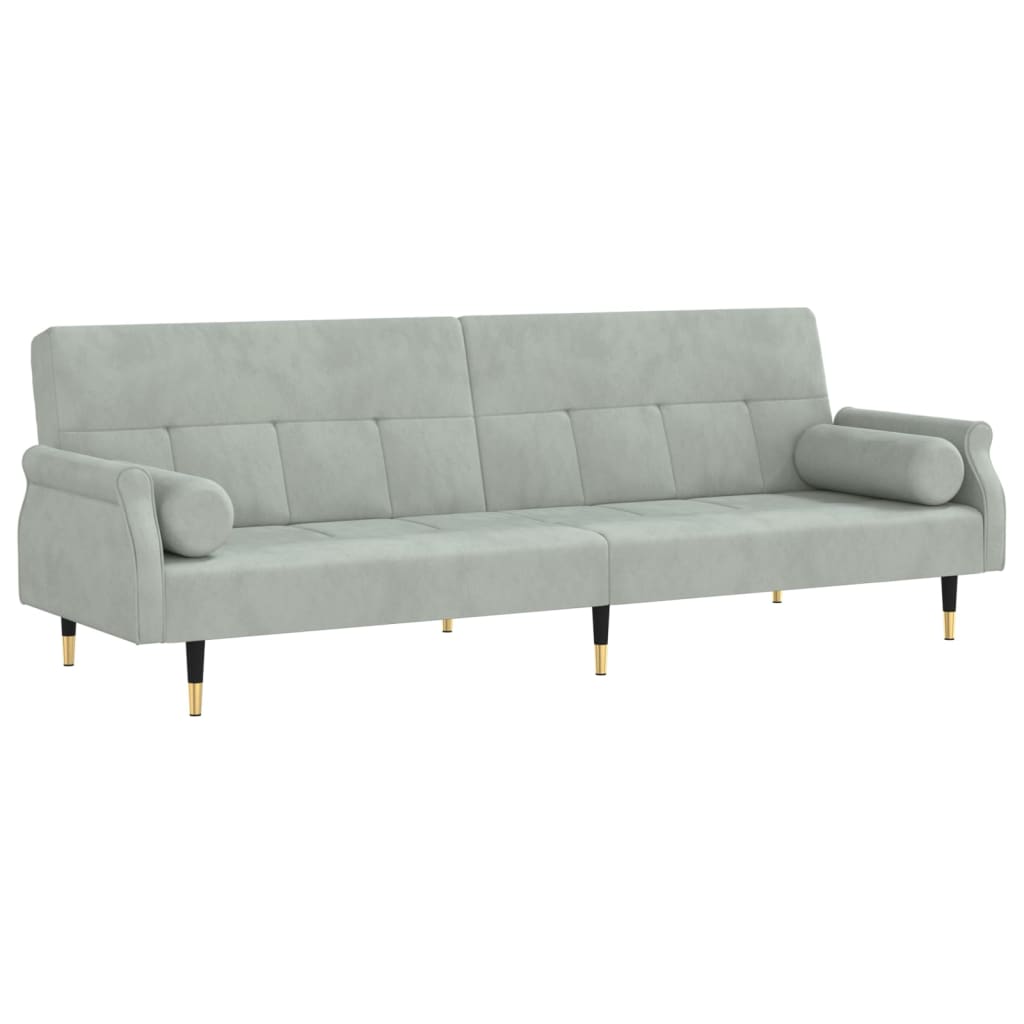 vidaXL Sofa Bed Loveseat Convertible Sofa Bed with Cushions for Studio Velvet-1