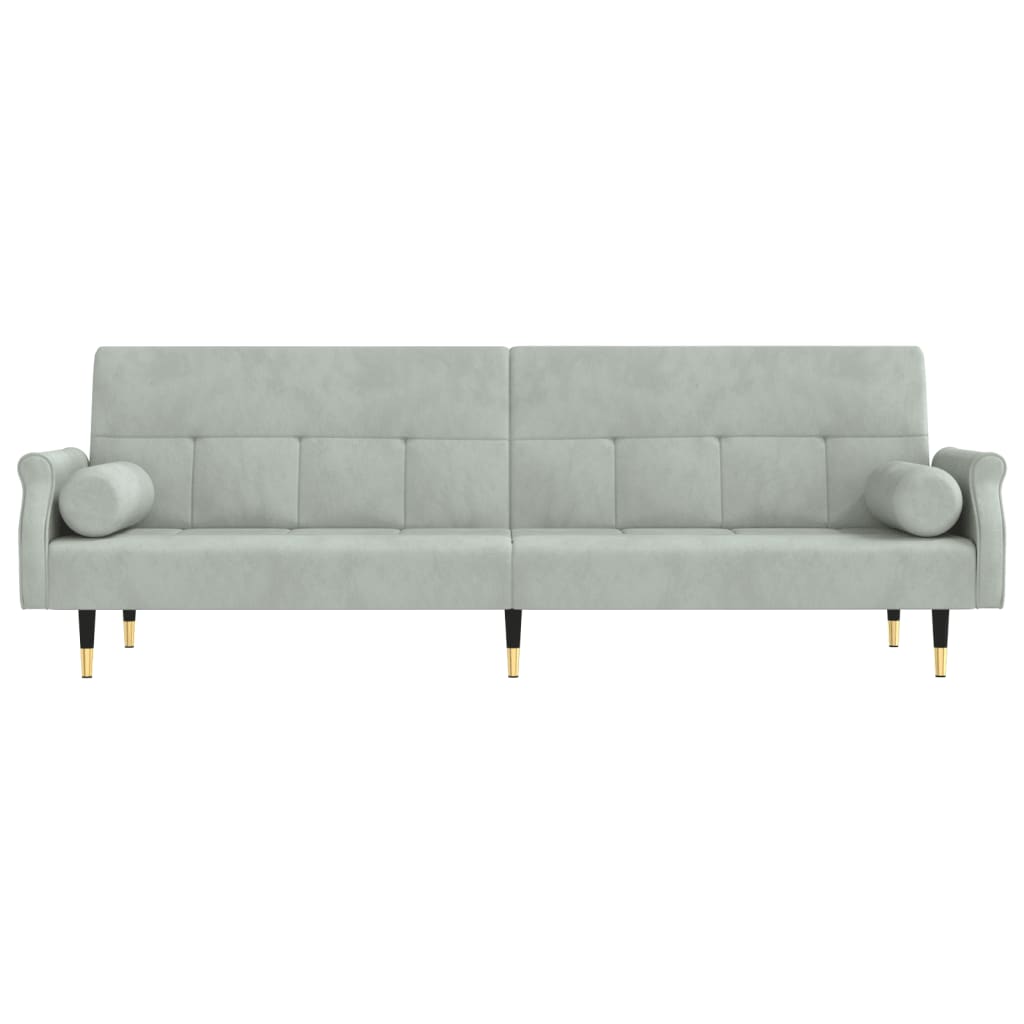 vidaXL Sofa Bed Loveseat Convertible Sofa Bed with Cushions for Studio Velvet-24