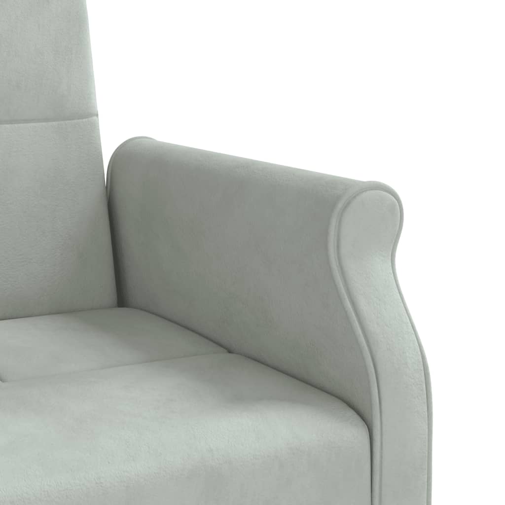 vidaXL Sofa Bed Loveseat Convertible Sofa Bed with Cushions for Studio Velvet-11