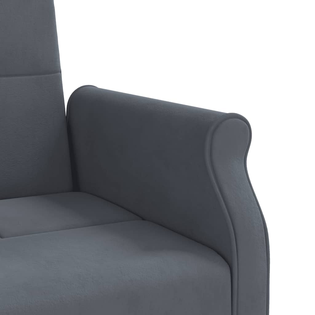 vidaXL Sofa Bed Loveseat Convertible Sofa Bed with Cushions for Studio Velvet-19