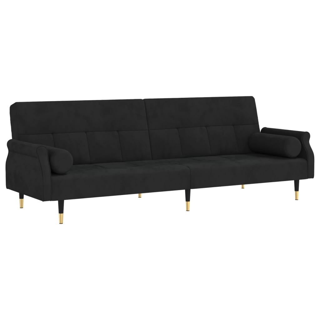 vidaXL Sofa Bed Loveseat Convertible Sofa Bed with Cushions for Studio Velvet-0