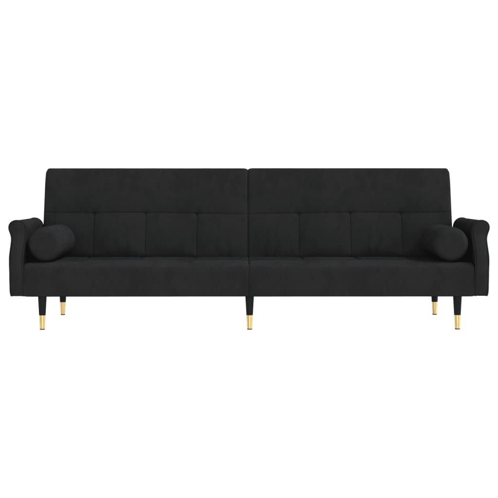 vidaXL Sofa Bed Loveseat Convertible Sofa Bed with Cushions for Studio Velvet-16