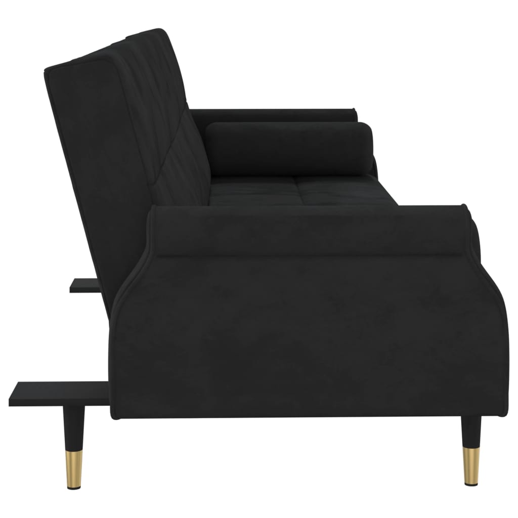 vidaXL Sofa Bed Loveseat Convertible Sofa Bed with Cushions for Studio Velvet-20