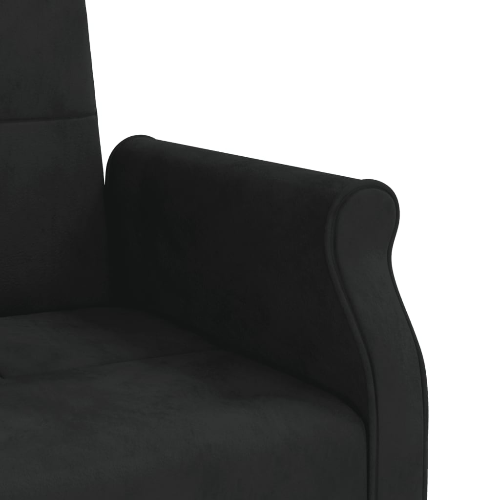 vidaXL Sofa Bed Loveseat Convertible Sofa Bed with Cushions for Studio Velvet-3