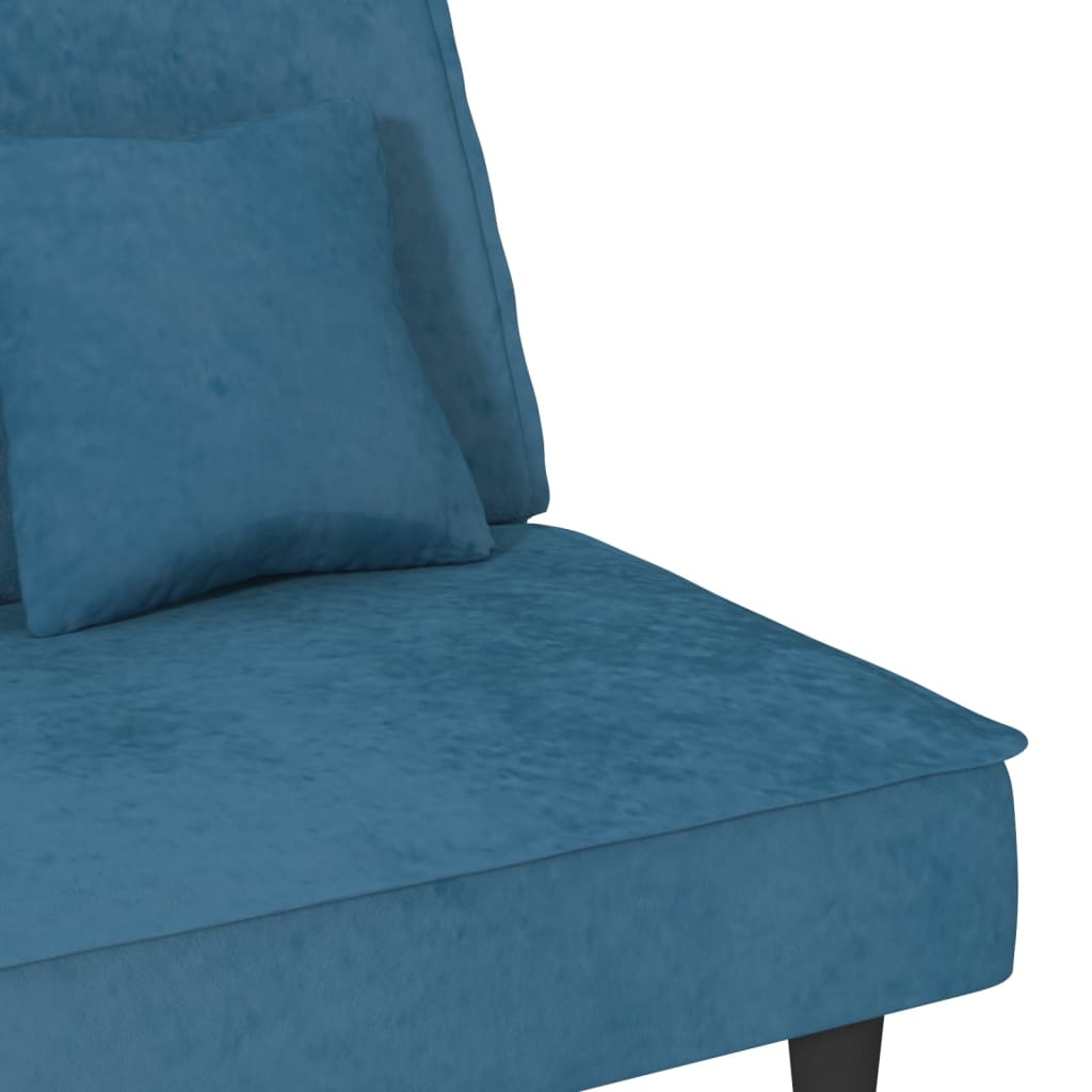 vidaXL 2-Seater Sofa Bed Velvet Recliner Loveseat Folding Daybed Multi Colors-20