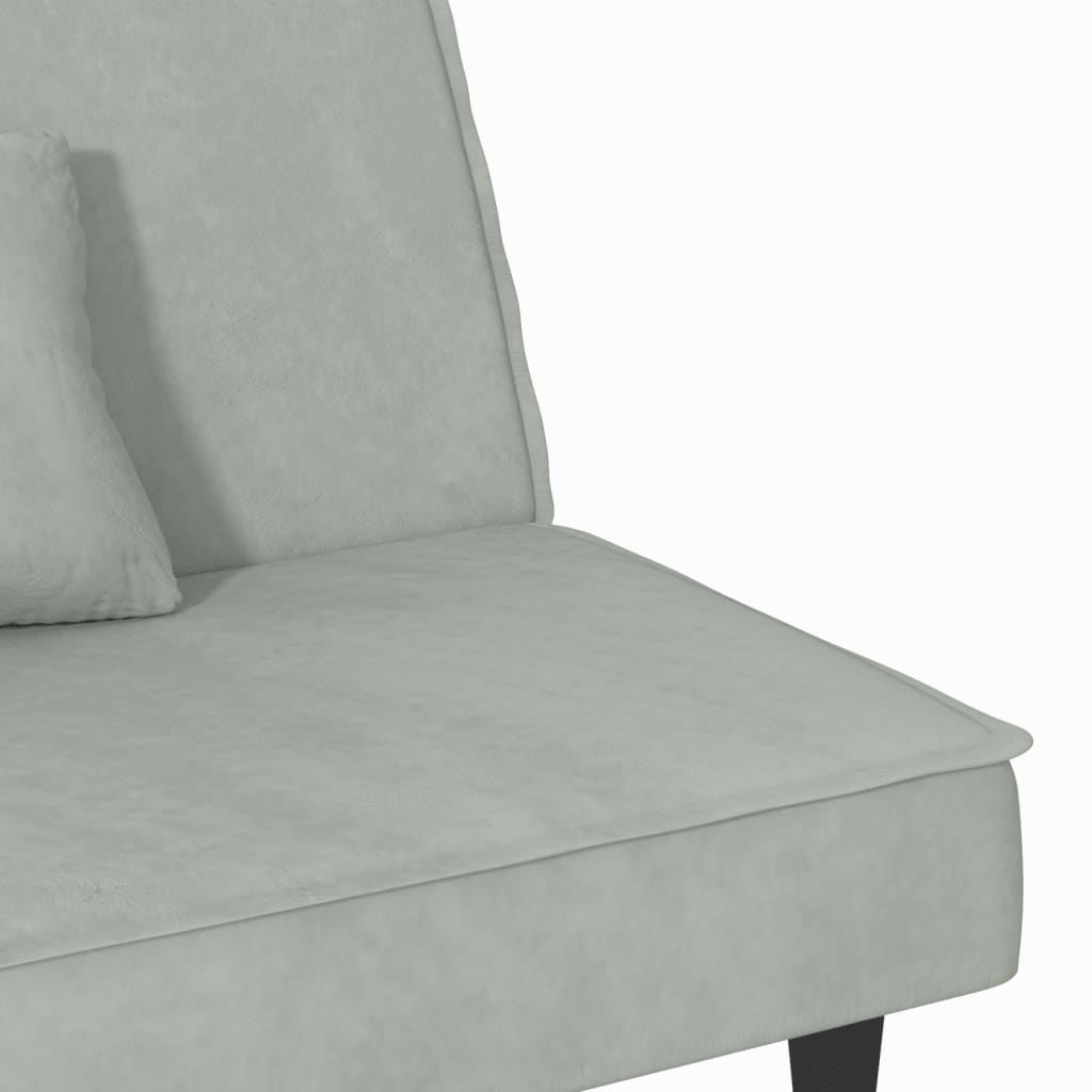 vidaXL 2-Seater Sofa Bed Velvet Recliner Loveseat Folding Daybed Multi Colors-6