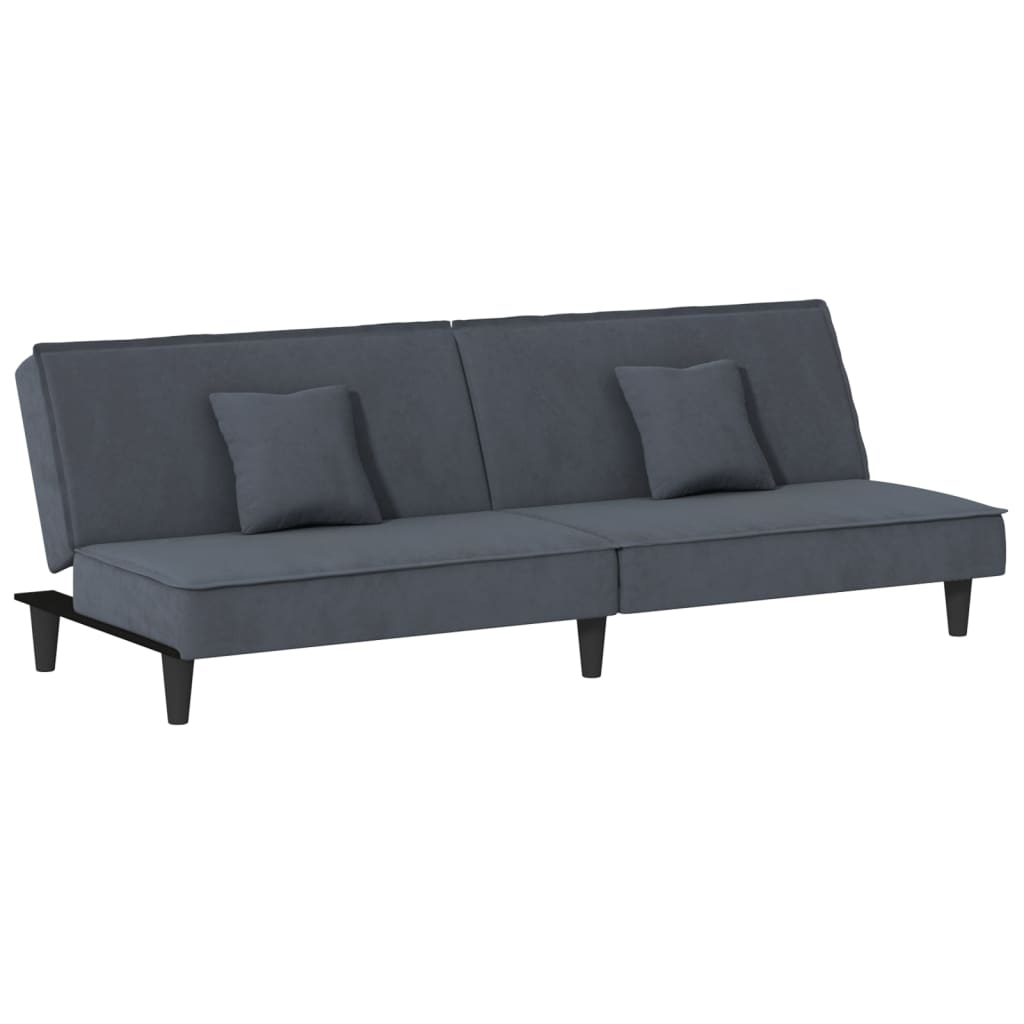 vidaXL 2-Seater Sofa Bed Velvet Recliner Loveseat Folding Daybed Multi Colors-64