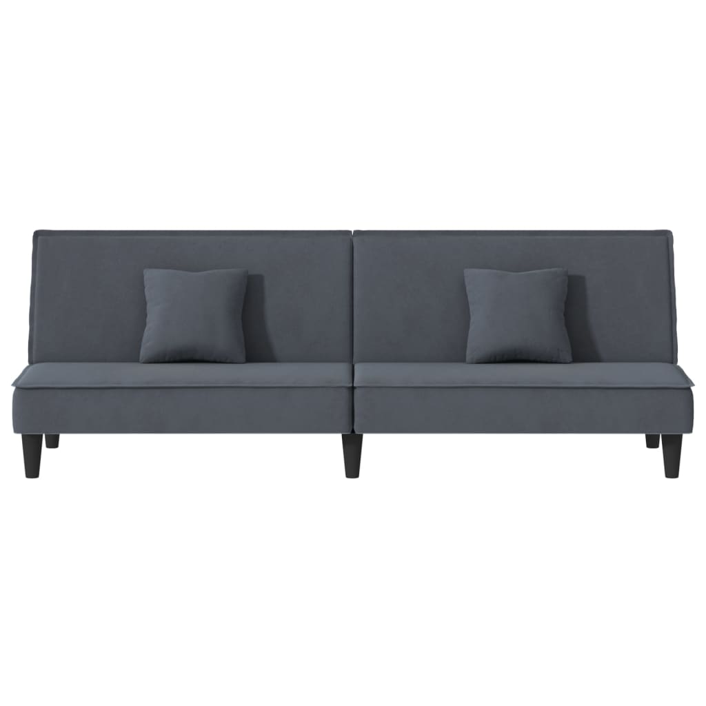 vidaXL 2-Seater Sofa Bed Velvet Recliner Loveseat Folding Daybed Multi Colors-55